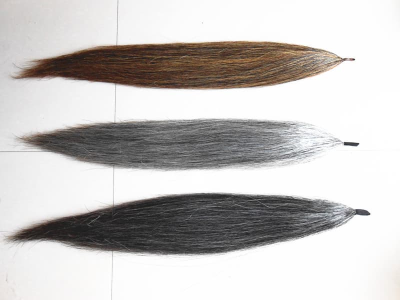 Horse tail extensions for equestrian